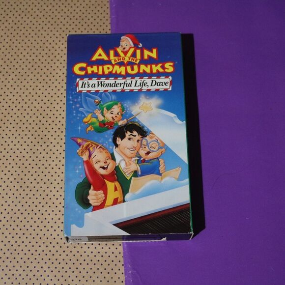 Alvin & the Chipmunks It’s a Wonderful Life Dave VHS - Picture 1 of 1